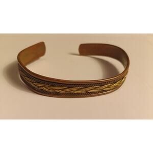 Vintage Copper Cuff Bracelet